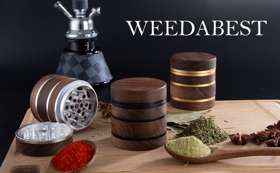 Wooden Herb Grinder 2.5 inch